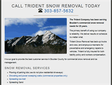 Tablet Screenshot of bouldersnowremoval.net